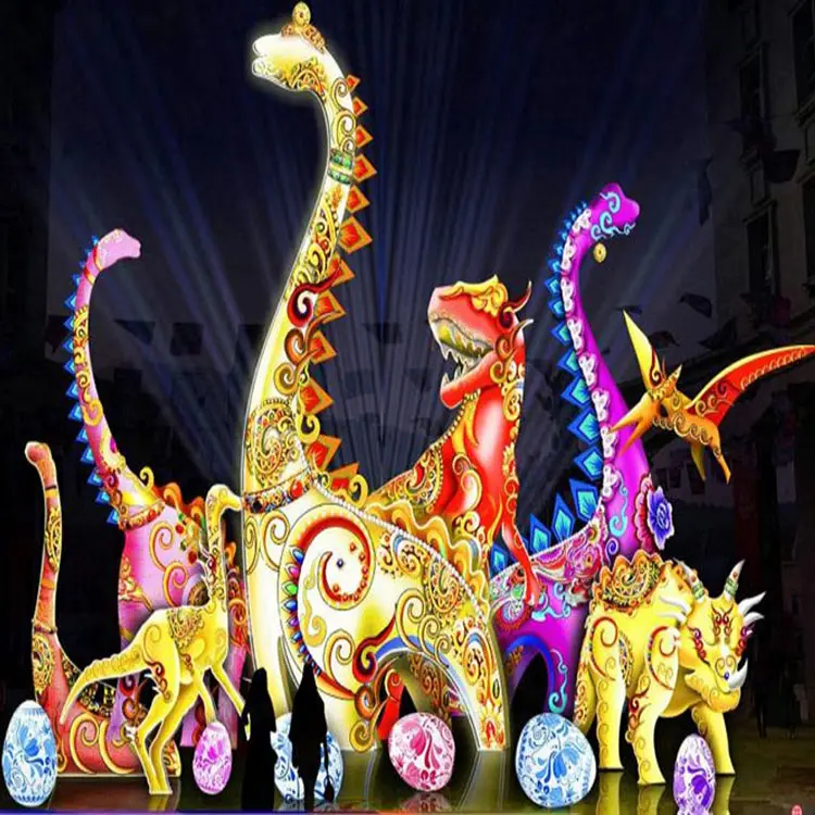 중국 고품질 고급 랜턴 쇼 신년 축제 랜턴 동물 랜턴