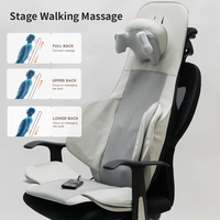 Coussin de massage Shiatsu complet pour le dos avec positionnement ajustable du cou, pétrissage, tapotement, chauffage et compression d'air OEM ODM