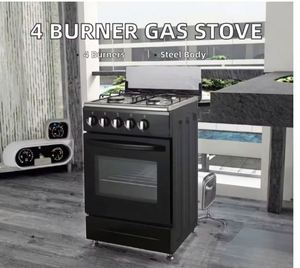 4 Gas Burner Commercial Gas Stove Integrated Height Straight Visual Door Independent Gas Burner Oven for - Product Image 2