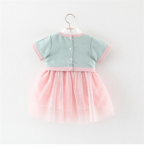 Vêtements pour enfants en gros du fabricant : Ensemble décontracté de t-shirts courts pour filles, style indonésien, pour bébés - Product Image 2