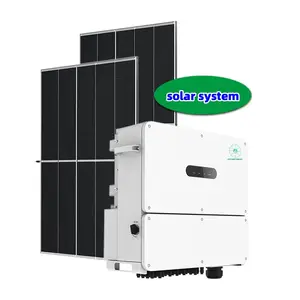 गर्म उत्पादों कुशल monocrystalline 400W सौर पैनलों 50kw सौर ऊर्जा प्रणाली