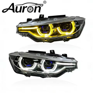 ไฟหน้า LED สัญญาณไฟเลี้ยว คุณภาพสูงแบบใหม่ ติดตั้งง่าย ไฟหน้าสำหรับกลางวัน 6000K สำหรับรถยนต์ซีรีส์ 3 รุ่น F30 F31 F35 ปี 2013-2018 12V 6000 ลูเมน - Product Image 5