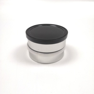100ml Presse Dans Des Boîtes de conserve de Joint D'individu Boîtes Avec Couvercles En Plastique Noir En Vrac Petite Boîte De Traction D'anneau Peut - Product Image 4
