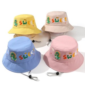 Cappelli da <span class=keywords><strong>Pescatore</strong></span> per Bambini 54cm, Personalizzati con Stampe Cartoon, in Cotone, per Primavera Estate, Stile Panama - Product Image 1