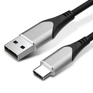 Cable USB 2,0 tipo-c macho a USB macho, 60W, 480Mbps, 50cm, color gris - ideal para cargar dispositivos y transferir datos. - Product Image 1