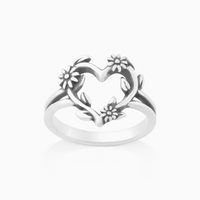 Ensemble de bagues empilables rétro en argent sterling S925 style James Avery, bague bohème pour femme avec papillon, cœur, nœud et croix