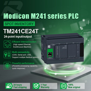 Module PLC Schneider Modicon M241 série TM241CE24T d'origine, 24 points d'entrée/sortie, contrôleur programmable. - Product Image 1