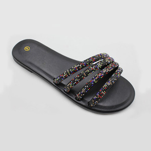 Nuovo Design Berserk Luxury diamond inlay Summer Beach scarpa Casual pantofole firmate personalizzate per donna e donna di grandi dimensioni - Product Image 2