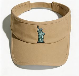 Casquette de sport brodée Statue de la Liberté, visière réglable, chapeau de soleil pour le golf, le tennis, la plage, unisexe, en coton, protection UV - Product Image 1