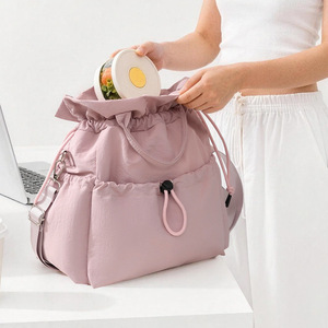 Beilian Bento Bag Large Capacity <b>Insulated</b> <b>Lunch</b> <b>Box</b> For Students And Office Workers Crossbody Handbag - Product Image 1