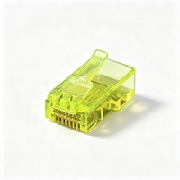 Conector Modular de Red Ethernet RJ45 Multicolor CAT6 UTP 8P8C