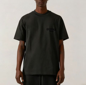 T-shirt ESS da uomo con scritta <span class=keywords><strong>GOD</strong></span> a doppia linea, a maniche corte, vestibilità ampia, 100% cotone 260g, tinta unita - Product Image 2