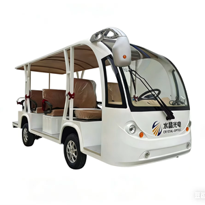Bus touristique électrique de haute qualité 75V, navette de tourisme, 80-100KM, homologué pour la route, moteur AC, batterie au lithium/au plomb-acide, 8-30 places - Product Image 1