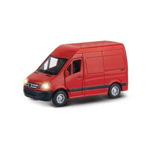 Logo su misura Diecast 1:32 suono luce pull metallo auto corriere camion business van giocattoli auto veicoli modello per regalo - Product Image 2