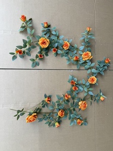 Nueva Oferta: Flores Artificiales de Jazmín English Star Floribunda Vine Arizona de Sharon Black Lilac y Rosa Comte De <span class=keywords><strong>Champagne</strong></span> - Product Image 2
