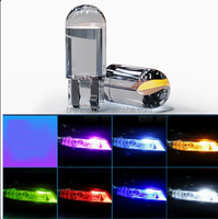 2 Stück T10 COB LED Motorrad-Glühbirne, kristallklar, hohe Helligkeit, W5W, Parkplatz-Kennzeichen-Leselicht, 12 V