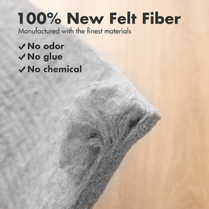 แผ่นรองพื้นกันลื่นแบบไม่ทอ รูปทรงสี่เหลี่ยมผืนผ้า สีเทา สำหรับใช้ในบ้าน ทำจากวัสดุ PVC - Product Image 5