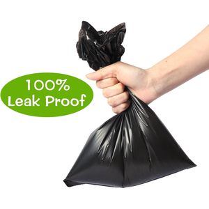 Bolsas para excremento de perro DREAM GLAMOUR, 300 unidades, a prueba de fugas, negras, para la eliminación de desechos de mascotas - Product Image 3