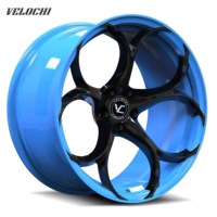 Rines de Aleación Forjados de 2 Piezas con Colores Personalizados VLC, 18 19 20 21 22 23 24 Pulgadas, 5x114.3 5x112 5x120, Diseño Cóncavo para Autos de Carreras
