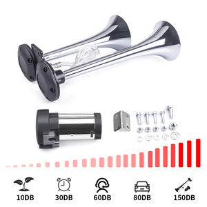 <span class=keywords><strong>แตร</strong></span>รถยนต์ <span class=keywords><strong>12V</strong></span> 150db เสียงดังพิเศษ <span class=keywords><strong>แตร</strong></span><span class=keywords><strong>ลม</strong></span>โครเมียมซิงค์แบบสองแตร พร้อมคอมเพรสเซอร์ - Product Image 5