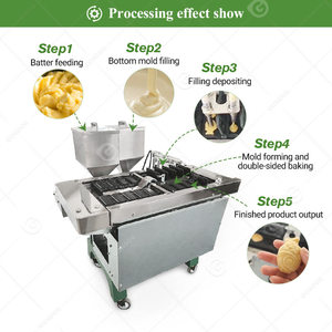 Small Wheat <b>Waffle</b> Bevroren Taiyaki Custard Maker Delimanjoo Fish Cake Stuffing Form <b>Machine</b> - Product Image 4