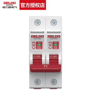 Delixi เบรกเกอร์วงจรไฟฟ้าขนาดเล็ก63A DEB9 1P/2P/3P/4P 32A สำหรับครัวเรือน - Product Image 4