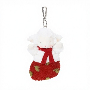 Coniglietti di Natale in Bianco e Nero, Ornamento Pendente in Peluche di Poliestere, Portachiavi Divertente e Carino, Regalo per Zaino 31cm-50cm - Product Image 2