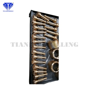Mèche de marteau DTH en acier au carbone forgé haute résistance aux chocs pour l'exploitation minière, compatible F12'' DHD112 Numa120 Numa125 <span class=keywords><strong>QL120</strong></span> SD12 - Product Image 2