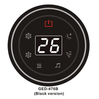 Panel de Control para Bañera de Hidromasaje GED-476, Panel de Control Multifuncional para Bañera, Sistema de Control Inteligente para Bañera de Acrílico con Pantalla