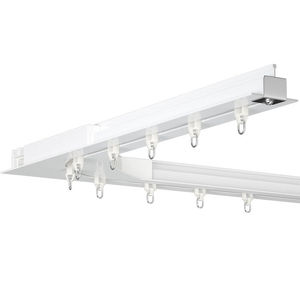 Système de rails de rideaux en aluminium dissimulés, montés au plafond, pour hôpital et clinique - Product Image 1