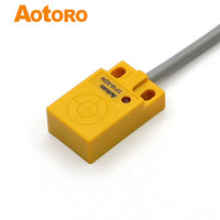 Sensor Detector de Metal FP18-8DN Tipo Plano NPN, Sensor de Proximidad Okm Detector Lmix2047030101