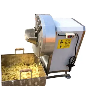 Ce-Goedgekeurde Volautomatische Groentesnijmachine Banaan Weegbree Chip Snijmachine Gember Shredder Machine