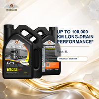 Huile moteur diesel turbo API CJ-4 pour longues distances jusqu'à 100 000 km, 4L, fabricant OEM sous marque privée
