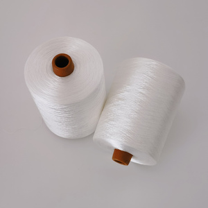 <span class=keywords><strong>Fil</strong></span> de <span class=keywords><strong>soie</strong></span> de broderie de filament de viscose de haute qualité 100% 150D/3 blanc brut pour la couture et le tricot - Product Image 2