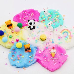 TOYSRUNNER Children's Colorful Plastic <b>Clay</b> Bear Glitter Slime Educational 6+ Stress Relief 230g - Product Image 6