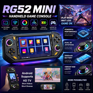 เครื่องเล่นเกมพกพา RG52 Mini Retro หน้าจอ IPS 5.5 นิ้ว ระบบ Android หน่วยความจำ DDR 2GB แบตเตอรี่ 5000mAh รองรับการเชื่อมต่อเข้ากับทีวี - Product Image 3
