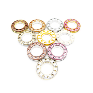 Anillos y <span class=keywords><strong>Ojales</strong></span> <span class=keywords><strong>para</strong></span> Cortina <span class=keywords><strong>de</strong></span> Ducha con Lazo Oculto, Plástico PP, Diseño Moderno y Lujoso, Colores Personalizables (Dorado/Plateado/Marrón) - Product Image 2