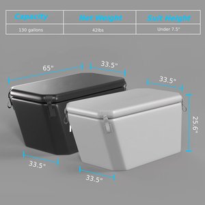 Portable Dual-Layer PVC <b>Inflatable</b> Cold Plunge Tub With Cover Bevel Design Match Water Chiller For Outdoor Sports Recovery - Product Image 3
