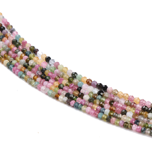 ลูกปัดพลอยธรรมชาติทรงเหลี่ยมเจียระไนแบบบริลเลียนต์ สีส้มตาแมว ปะการัง หยก ทับทิม ลูกปัดสีชมพูสำหรับทำเครื่องประดับ ขัดเงา ขนาด 1.5 มม. 8 มม. - Product Image 4