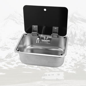 Offre Spéciale Support <span class=keywords><strong>professionnel</strong></span> RV en acier inoxydable évier carré accessoires de <span class=keywords><strong>camping</strong></span>-<span class=keywords><strong>car</strong></span> stables - Product Image 1