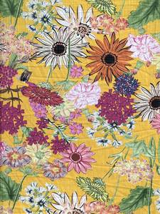 Flores florescendo em profusão impresso compartimento secreto 95% poliester5 % Spandex tecido crepe Chiffon Georgette em estoque - Product Image 3