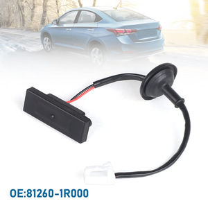 Interruptor de puerta trasera Hyundai 81260-1R000 para Verna Santa Fe Solaris, liberación de maletero, negro, nuevo - Product Image 1