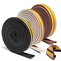 Porte en bois colorée auto-adhésif mousse Type EPDM bande d'étanchéité en caoutchouc D E I P Collision étanchéité isolation phonique Service de coupe