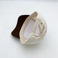 Gorra de Béisbol de Cinco Piezas de Algodón Puro de Color Claro, con Bordado, Parches e Impresión, en Oferta