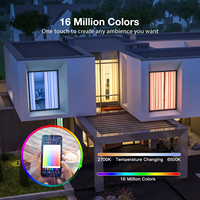 Lámpara de Techo LED RGBW Inteligente con Control WIFI Tuya, Ajustable, de Alta Calidad para el Hogar