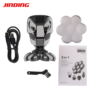 Afeitadoras eléctricas impermeables para hombres calvos, maquinilla de afeitar electrónica 5 en 1, de aseo para depilación Balder Kit, cortadora de barba - Product Image 3