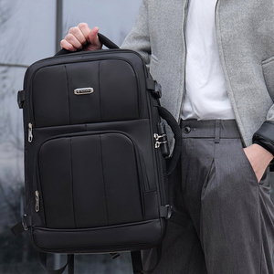 Sac à dos unisexe imperméable pour <span class=keywords><strong>ordinateur</strong></span> <span class=keywords><strong>portable</strong></span> 15,6 <span class=keywords><strong>pouces</strong></span>, durable, extensible, en Oxford, pour étudiants et professionnels, avec port USB - Product Image 2