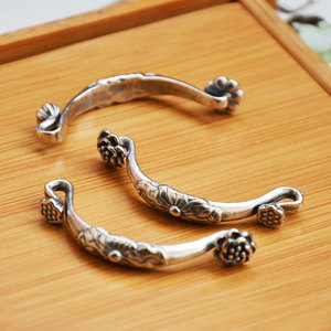 จี้พระจันทร์ครึ่งเสี้ยวสีเงินโบราณ ชุบเงิน สำหรับทำสร้อยคอ - Product Image 4