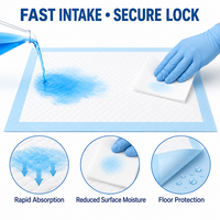 Tapis d'entraînement jetables pour chiens Pet Hygiene Factory, avec noyau SAP haute capacité, séchage rapide, base anti-fuite supérieure pour usage intérieur