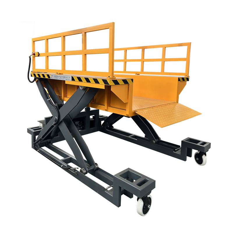 5T Stationary Hydraulic Yard Ramp Bridge